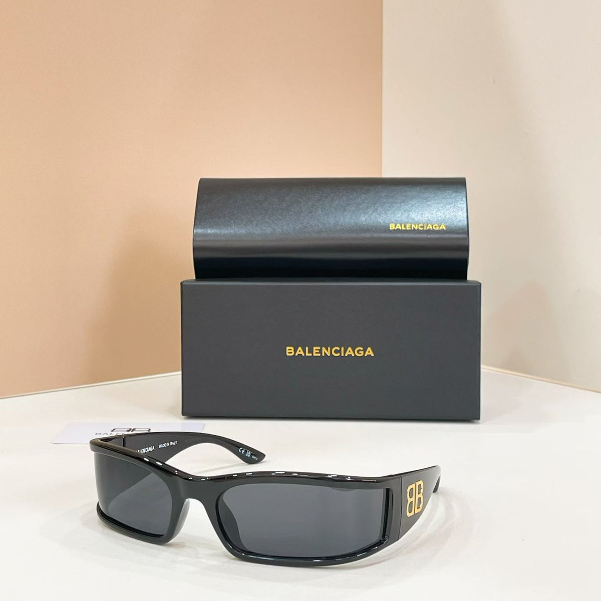 Balenciaga BB0458S Rose Gold Designer Sunglasses - detail image 2