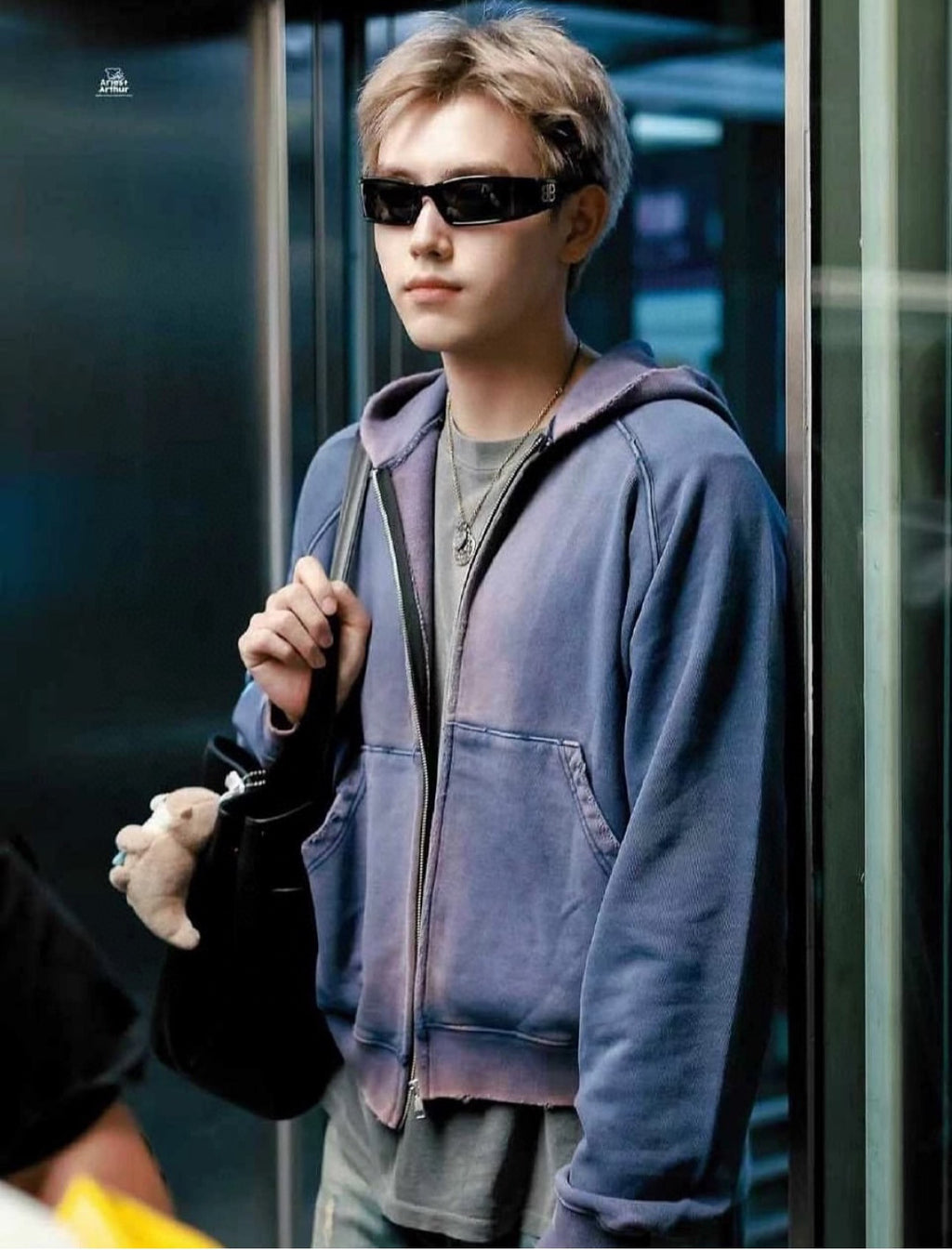 Balenciaga BB0458S Black & Blue Designer Sunglasses Edition 2 - detail image 5