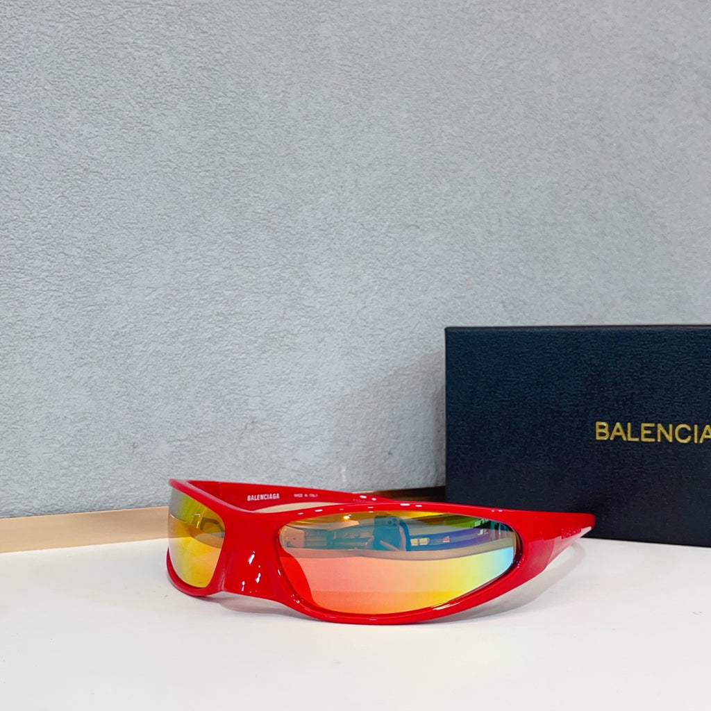 Balenciaga BB0383S Black & Blue Designer Sunglasses Edition 2