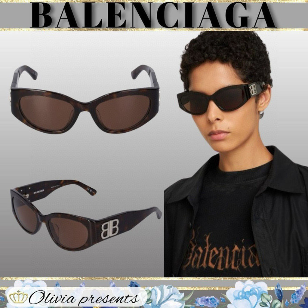 Balenciaga BB0324SK Black Designer Sunglasses 55-19-125 mm