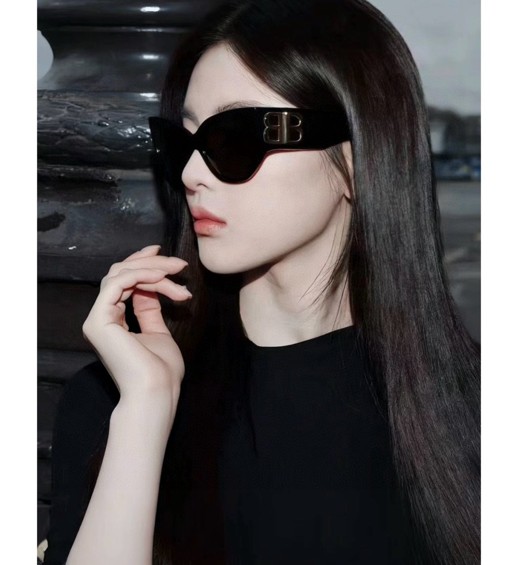 Balenciaga BB0324SK Black Designer Sunglasses 55-19-125 mm - detail image 3