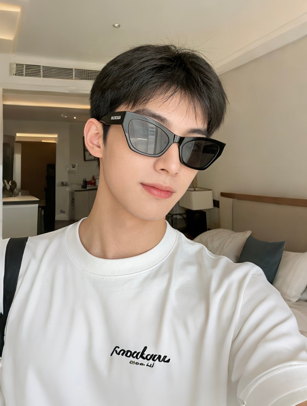 Balenciaga BB0447S Black & Brown Designer Sunglasses 56-20-145 mm - detail image 4