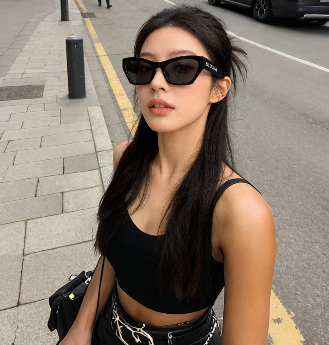 Balenciaga BB0447S Black & Brown Designer Sunglasses 56-20-145 mm - detail image 3