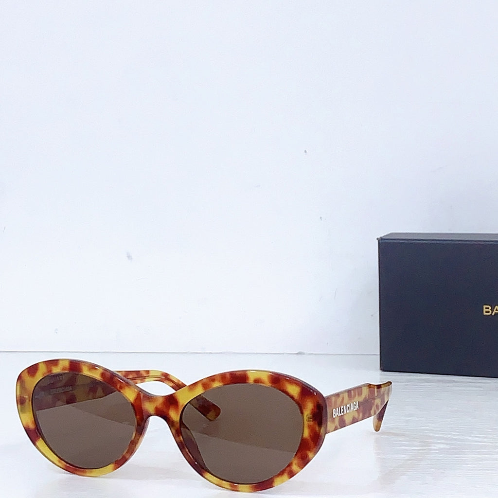 Balenciaga BB0446S Red & Blue Designer Sunglasses 56-20-145 mm