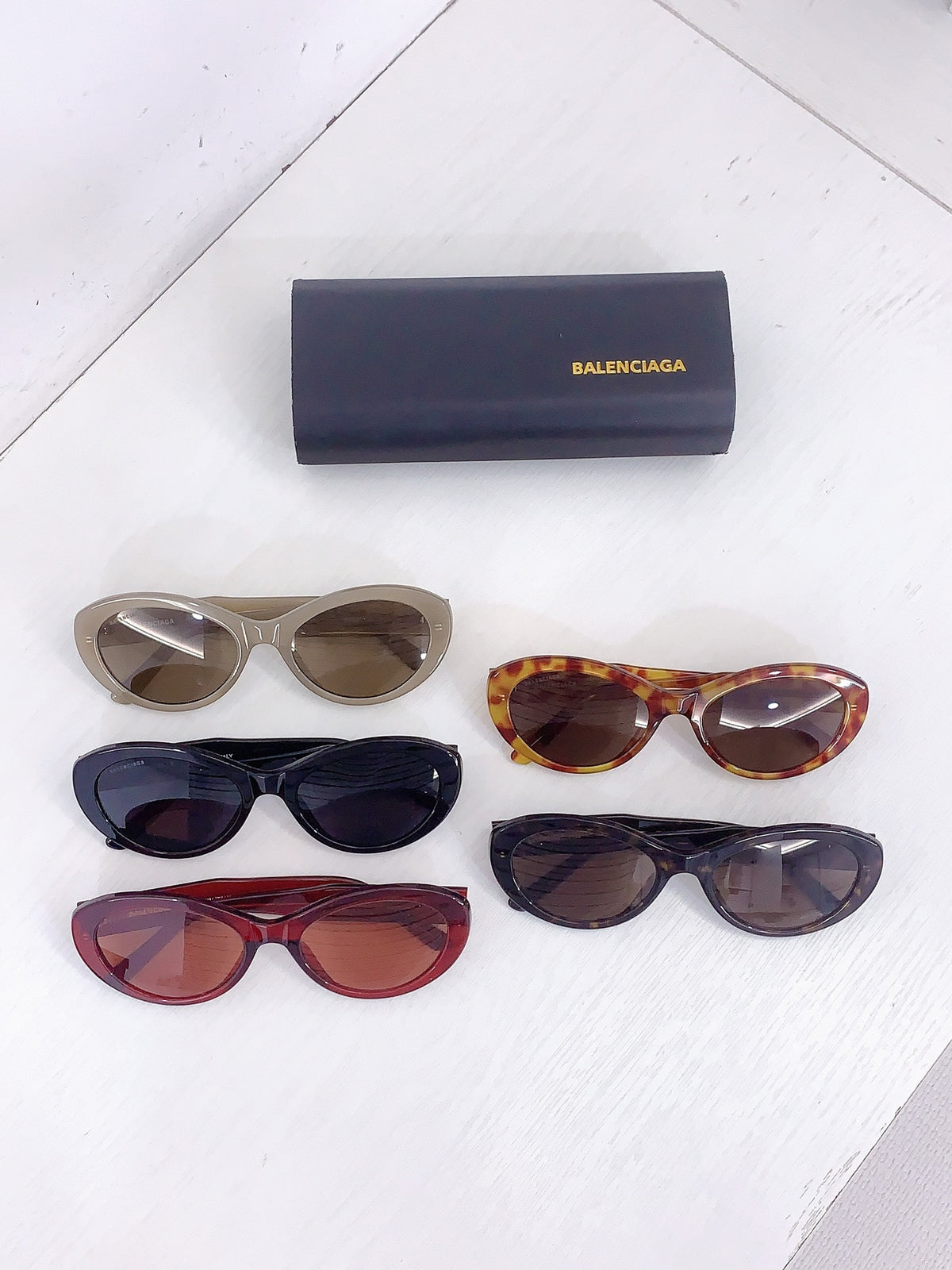 Balenciaga BB0446S Red & Blue Designer Sunglasses 56-20-145 mm - detail image 9
