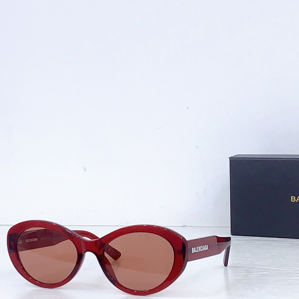 Balenciaga BB0446S Red & Blue Designer Sunglasses 56-20-145 mm - detail image 2