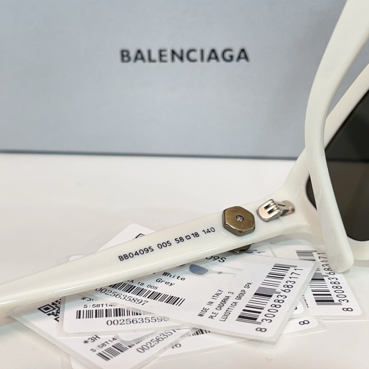 Balenciaga BB0409 Rose Gold Designer Sunglasses 58-18-140 mm Edition 2 - detail image 5