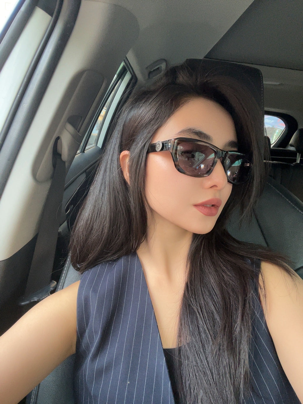 Balenciaga BB0409 Black & Rose Gold Designer Sunglasses 58-18-140 mm - detail image 6