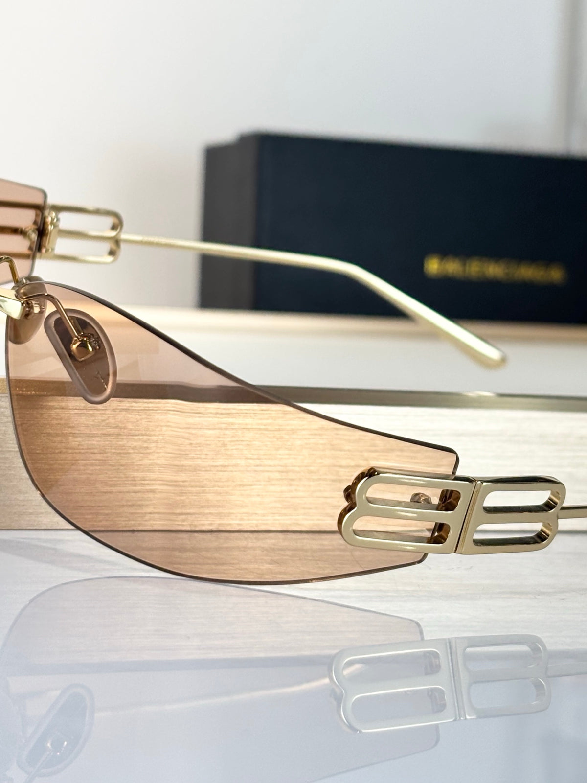 Balenciaga BB0484S Black Designer Sunglasses - detail image 6