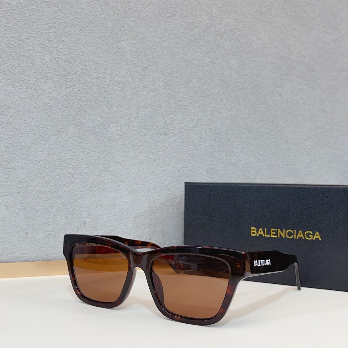 Balenciaga BB0307SA Black & Blue Designer Sunglasses 56-17-145 mm - detail image 3