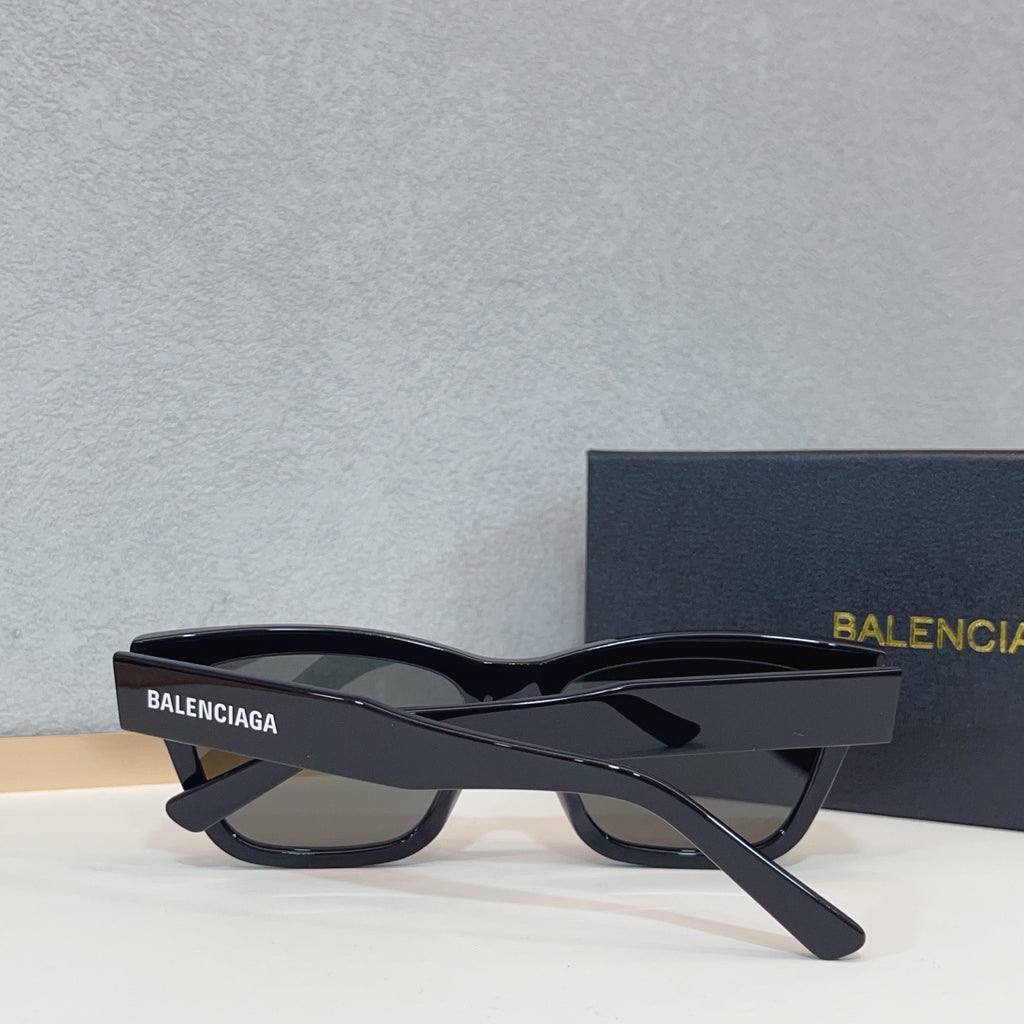 Balenciaga BB0307SA Black & Blue Designer Sunglasses 56-17-145 mm - detail image 6