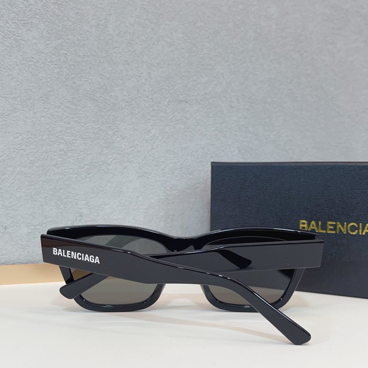Balenciaga BB0307SA Black & Blue Designer Sunglasses 56-17-145 mm - detail image 6