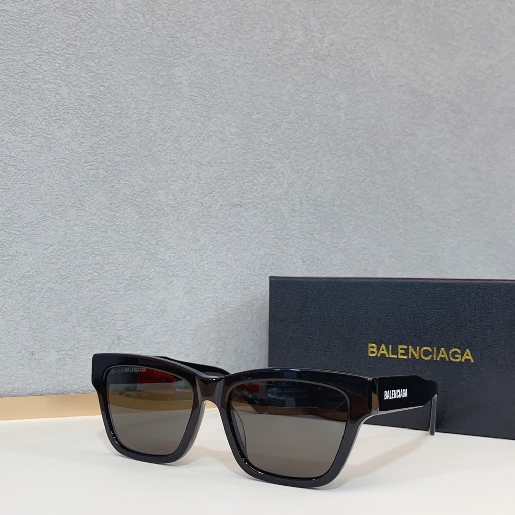 Balenciaga BB0307SA Black & Blue Designer Sunglasses 56-17-145 mm - detail image 5