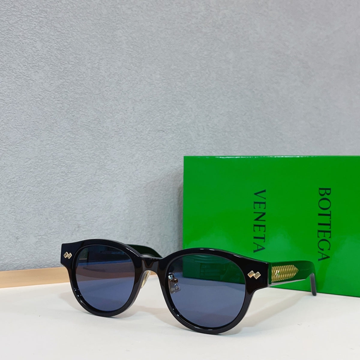 Bottega Veneta BV1405OA Green Designer Sunglasses 50-21-145 mm - detail image 2