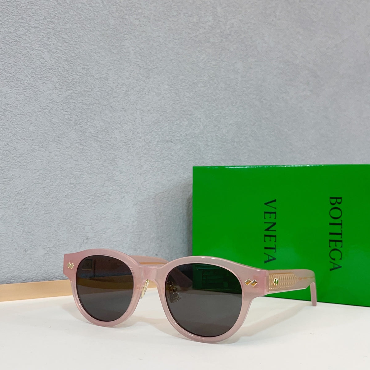 Bottega Veneta BV1405OA Green Designer Sunglasses 50-21-145 mm