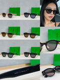 Bottega Veneta BV1405OA Black & Green Designer Sunglasses 50-21-145 mm