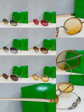Bottega Veneta BV2013LA Green Designer Sunglasses 58-18-145 mm Edition 2