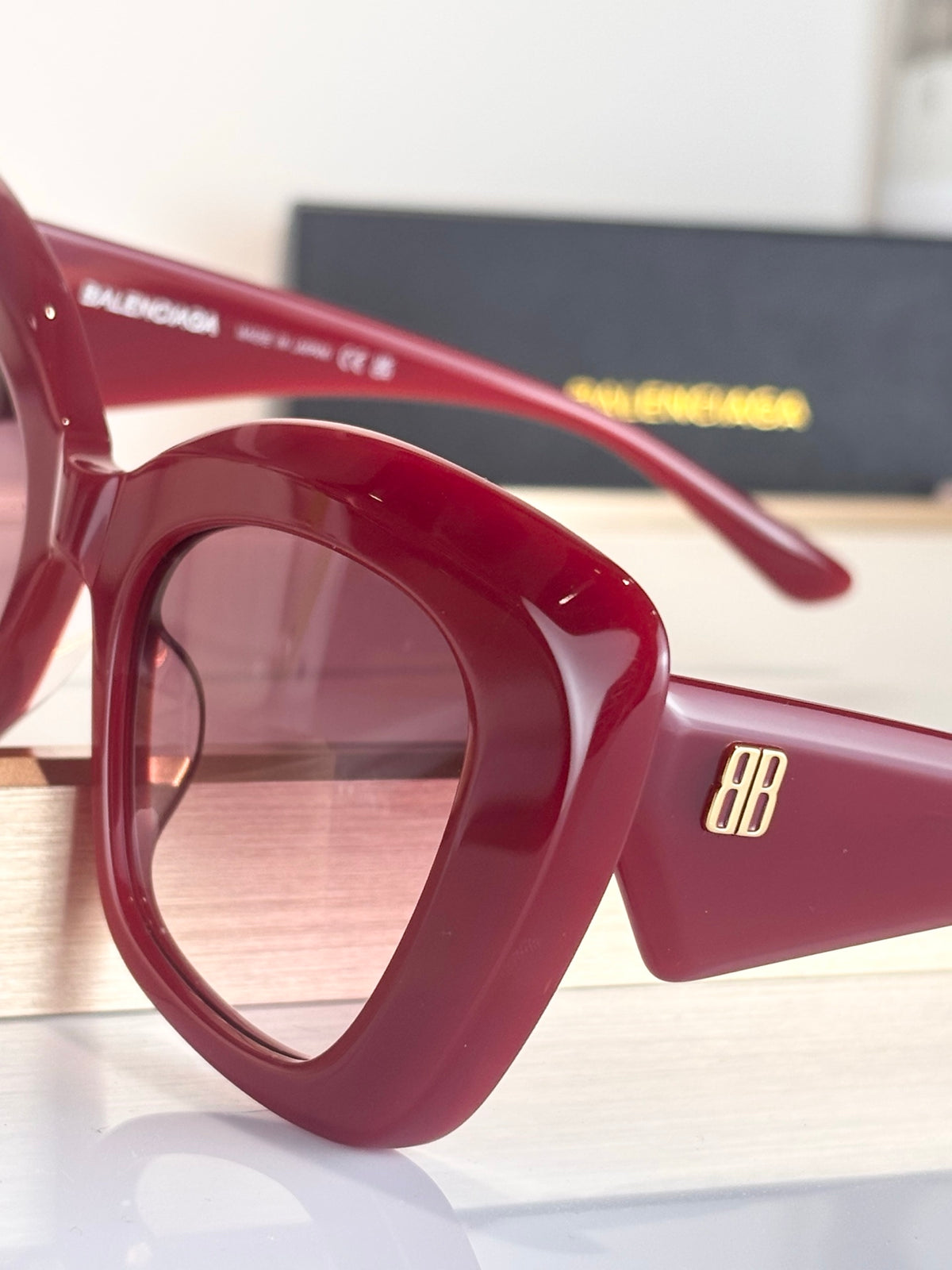 Balenciaga BB0503S Black Designer Sunglasses 54-22-145 mm - detail image 7