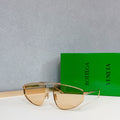 Bottega Veneta BV1466S Green Designer Sunglasses 59-18-140 mm Edition 2