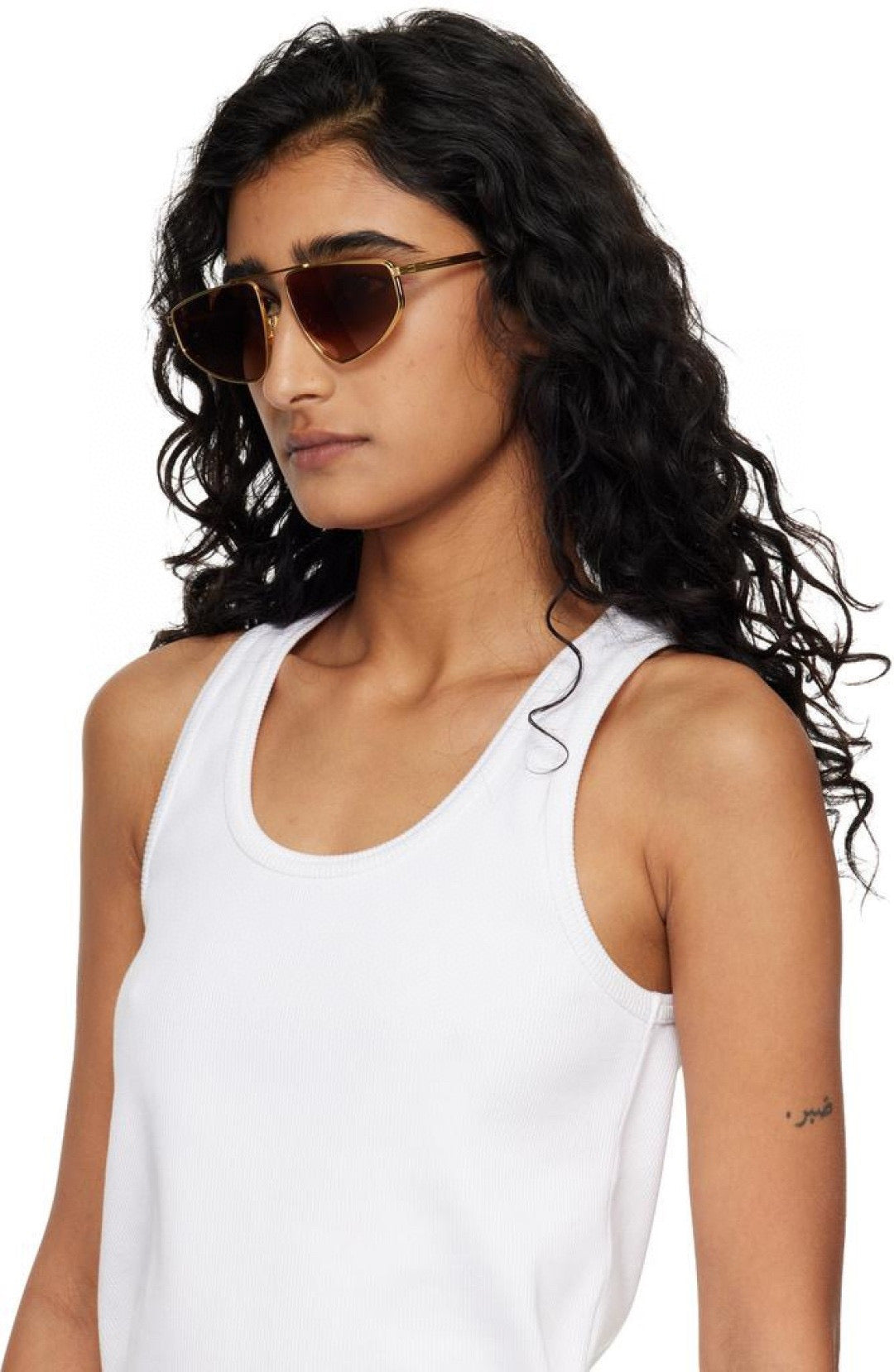Bottega Veneta BV1466S Black & Brown Designer Sunglasses 59-18-140 mm - detail image 5