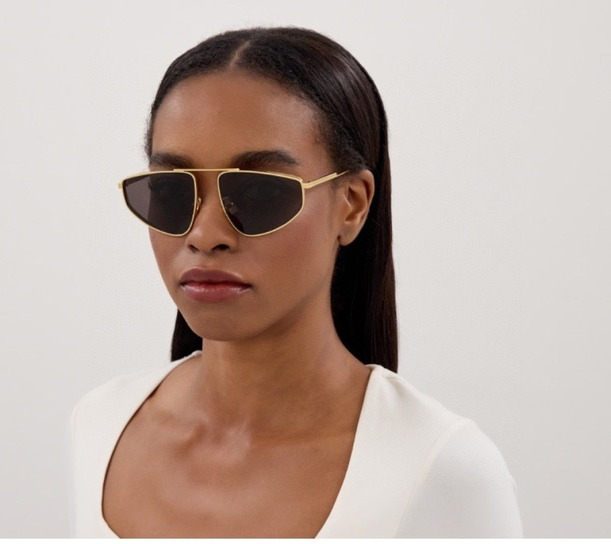 Bottega Veneta BV1466S Black & Brown Designer Sunglasses 59-18-140 mm