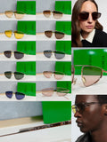 Bottega Veneta BV1466S Green Designer Sunglasses 59-18-140 mm