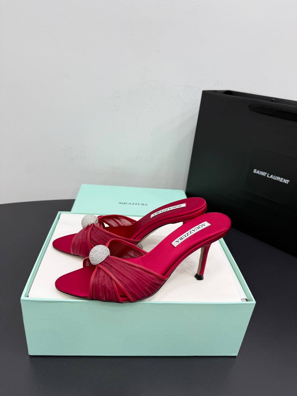 Aquazzura 40.41.42 Black Slides EU 35-42 Edition 4 - detail image 3