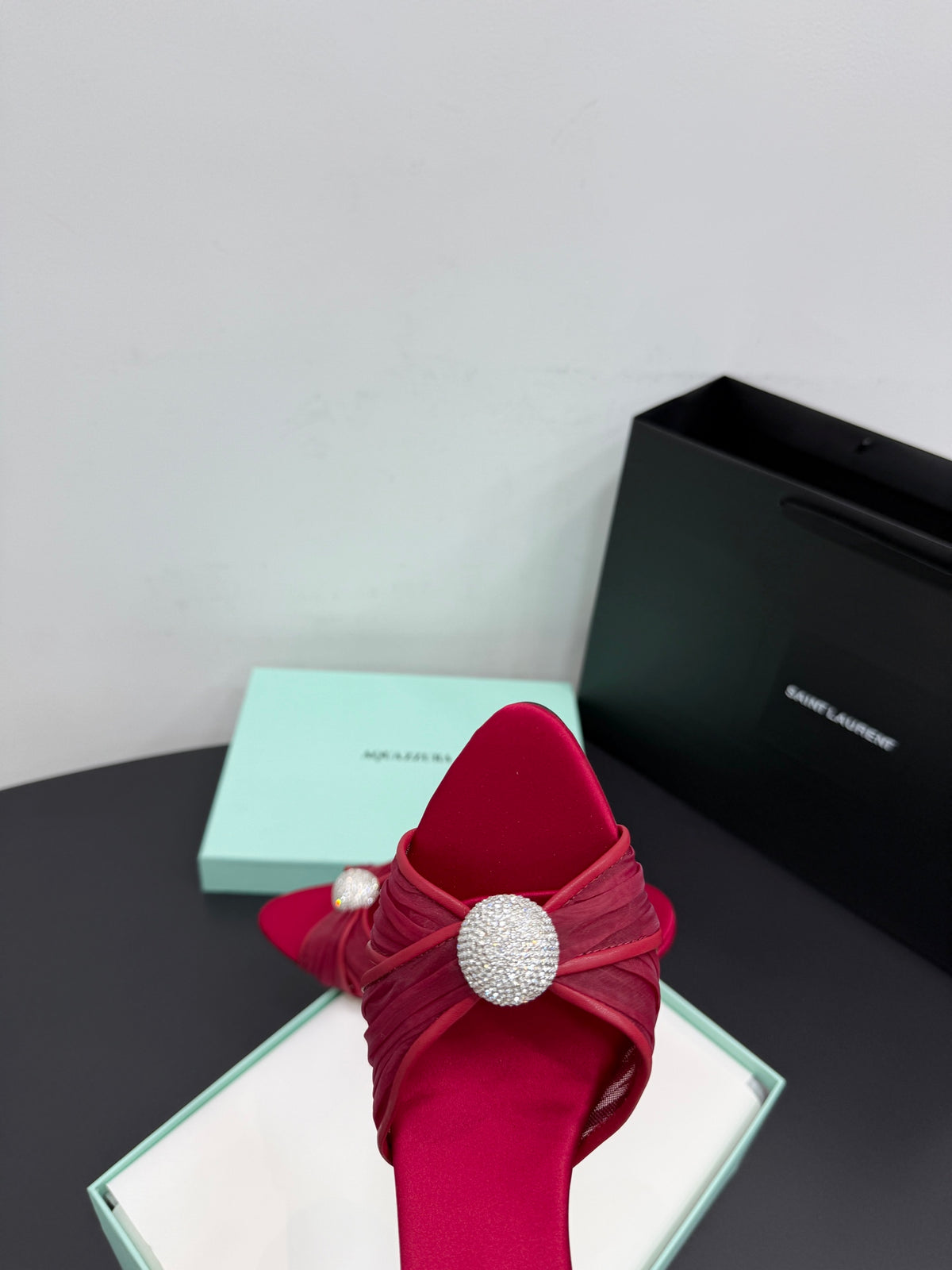 Aquazzura 40.41.42 Black Slides EU 35-42 Edition 4 - detail image 7
