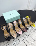 Aquazzura Black & Rose Gold Designer Shoes EU 34-42