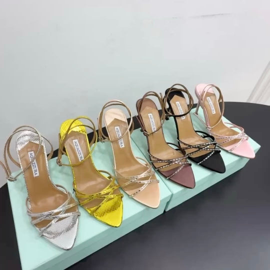 Aquazzura Silver Designer Shoes EU 34-42 Edition 4
