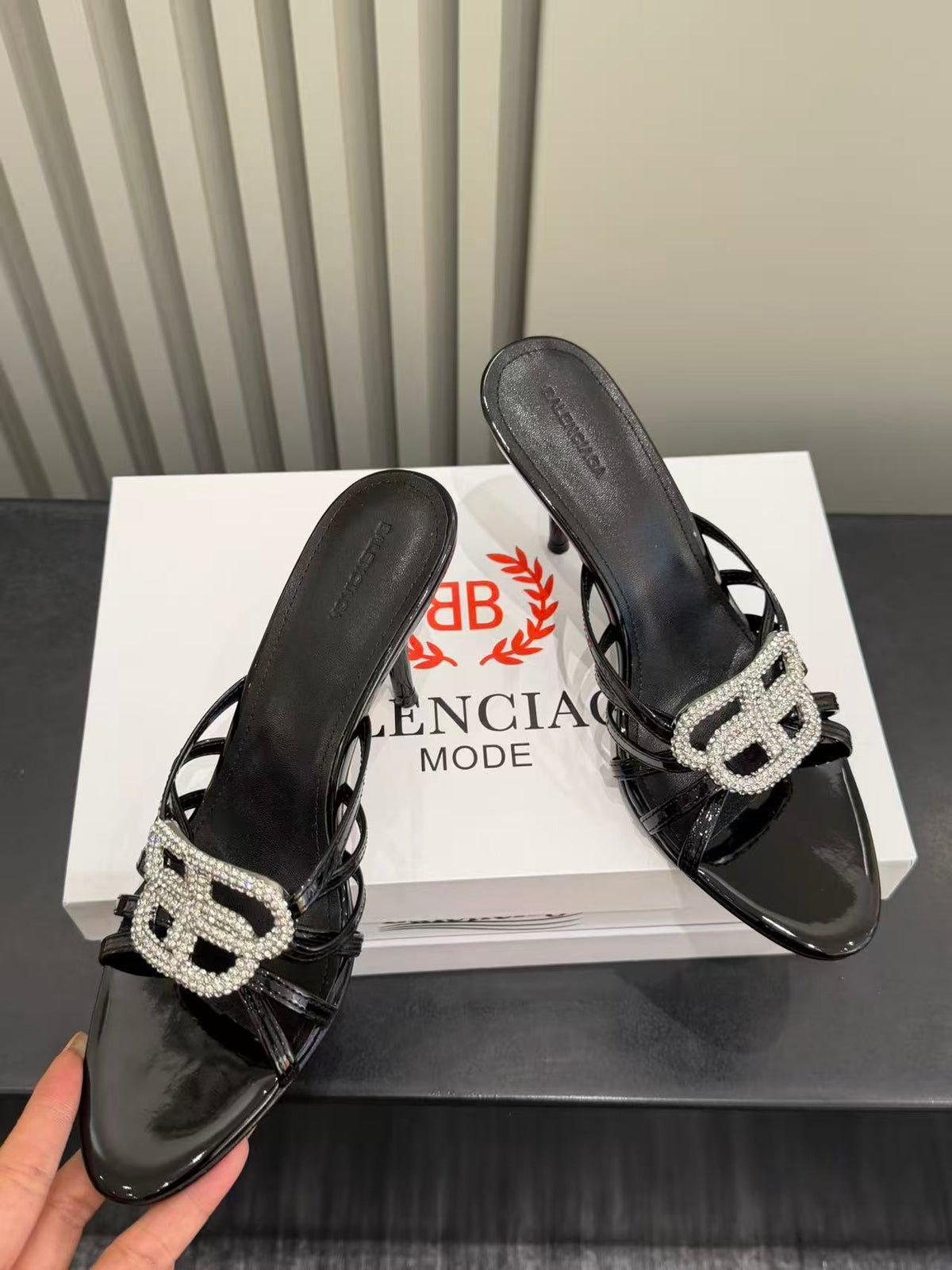 Balenciaga Black Slides EU 34-41 - detail image 3