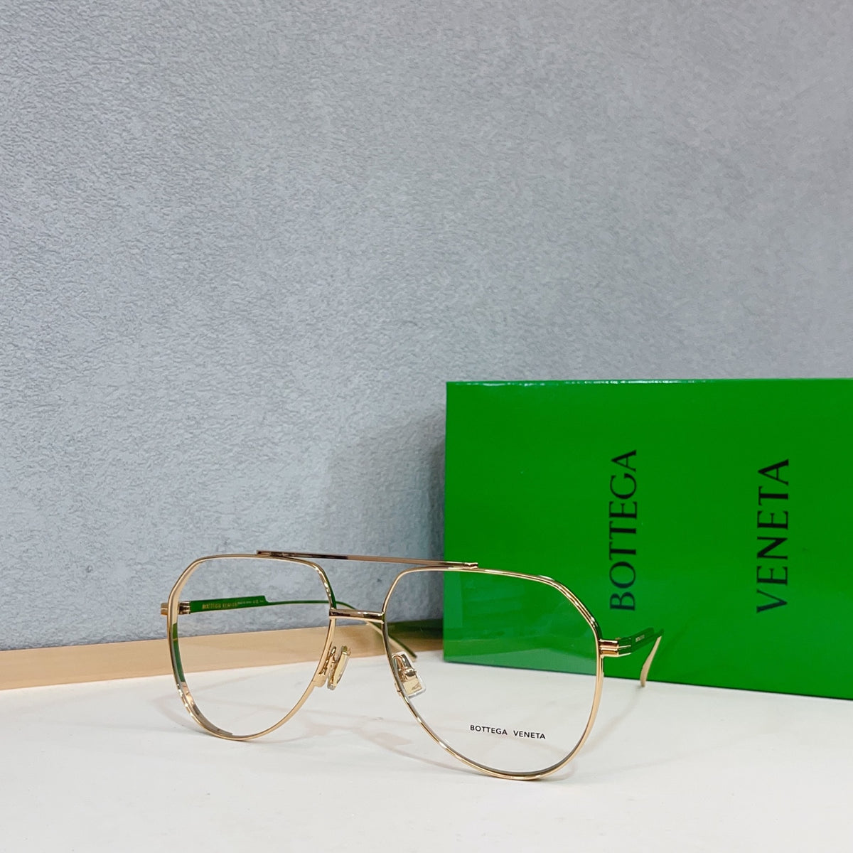 Bottega Veneta BV1465S Green Designer Sunglasses 60-16-140 mm Edition 3 - detail image 2