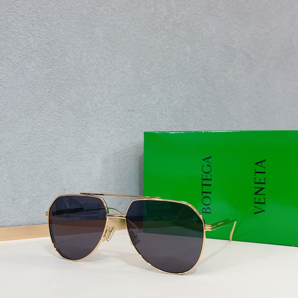 Bottega Veneta BV1465S Green Designer Sunglasses 60-16-140 mm Edition 2