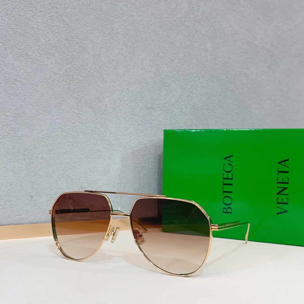 Bottega Veneta BV1465S Green Designer Sunglasses 60-16-140 mm Edition 2 - detail image 5