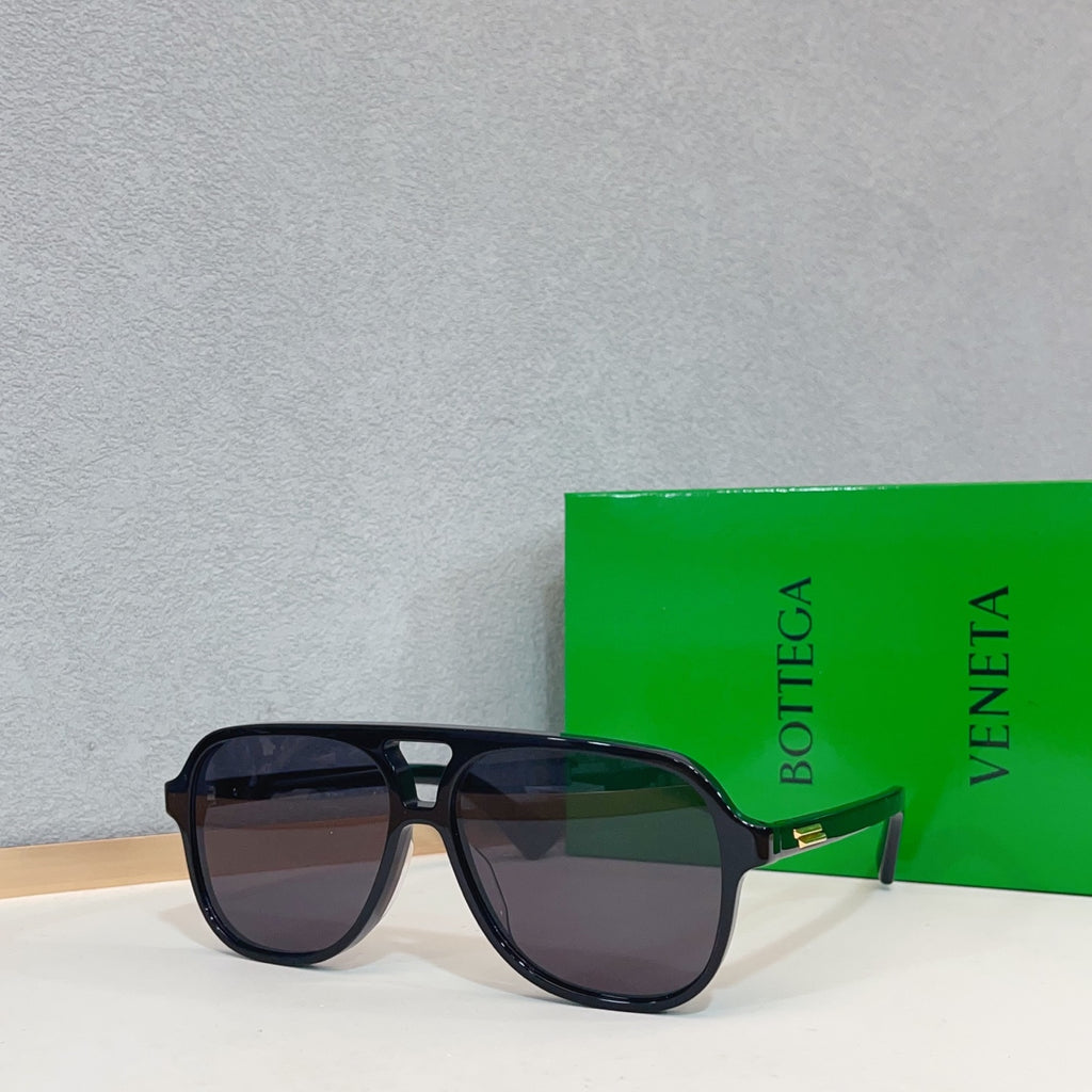 Bottega Veneta BV1417O Green Designer Sunglasses 56-13-145 mm Edition 3 - detail image 6