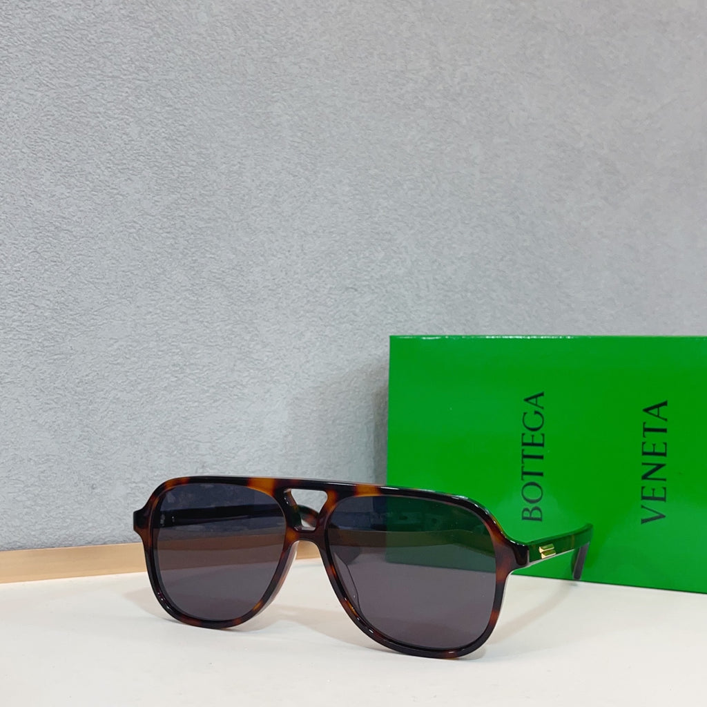 Bottega Veneta BV1417O Green Designer Sunglasses 56-13-145 mm Edition 3
