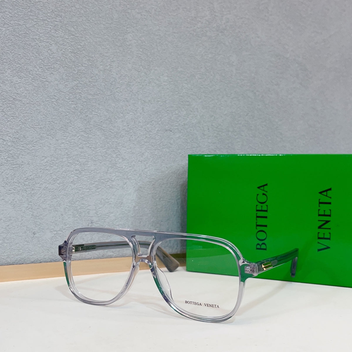 Bottega Veneta BV1417O Green Designer Sunglasses 56-13-145 mm Edition 2 - detail image 3