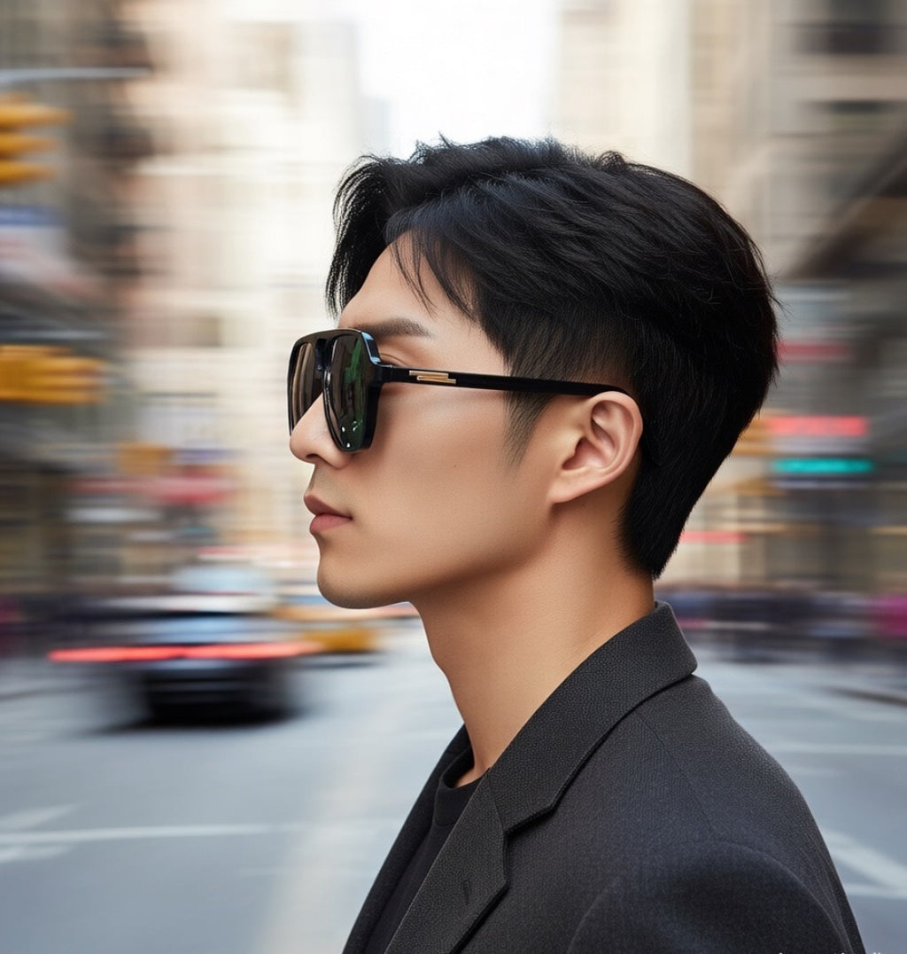Bottega Veneta BV1417O Black & Rose Gold Designer Sunglasses 56-13-145 mm - detail image 3