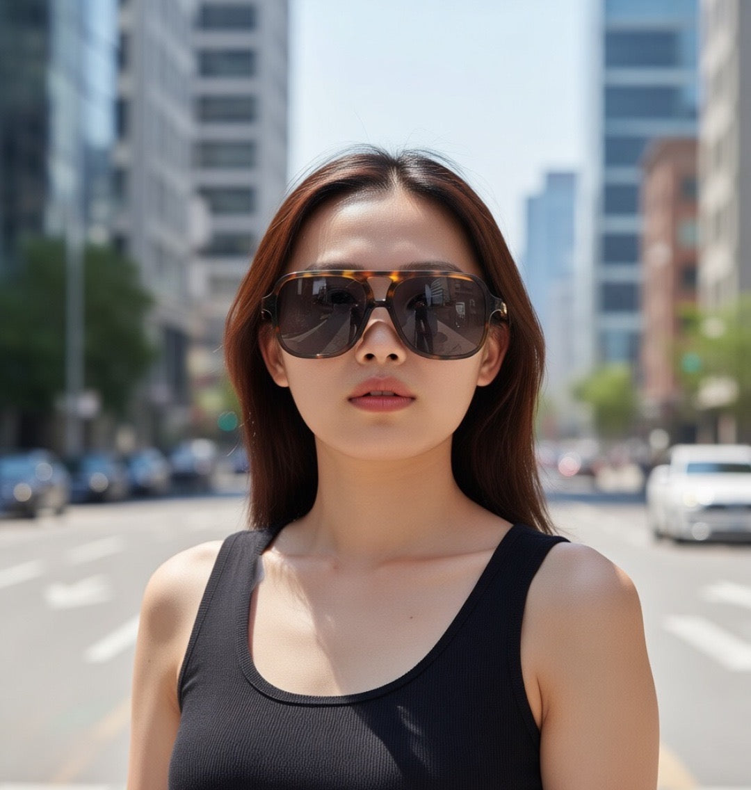 Bottega Veneta BV1417O Black & Rose Gold Designer Sunglasses 56-13-145 mm - detail image 2