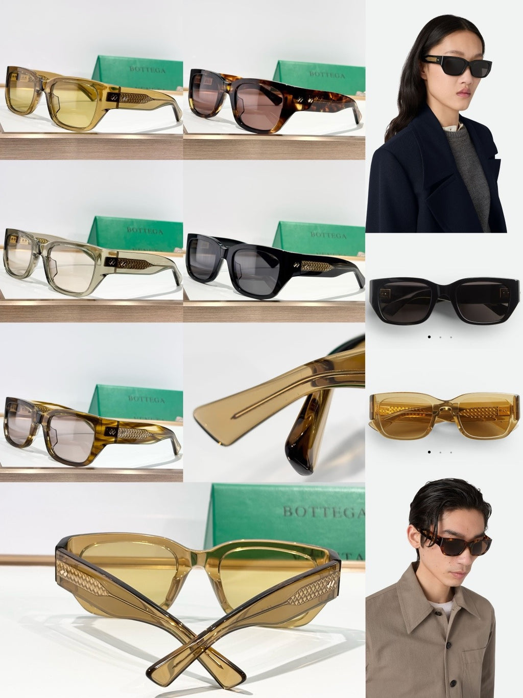 Bottega Veneta BV1400S Brown Designer Sunglasses 51-22-140 mm - detail image 9