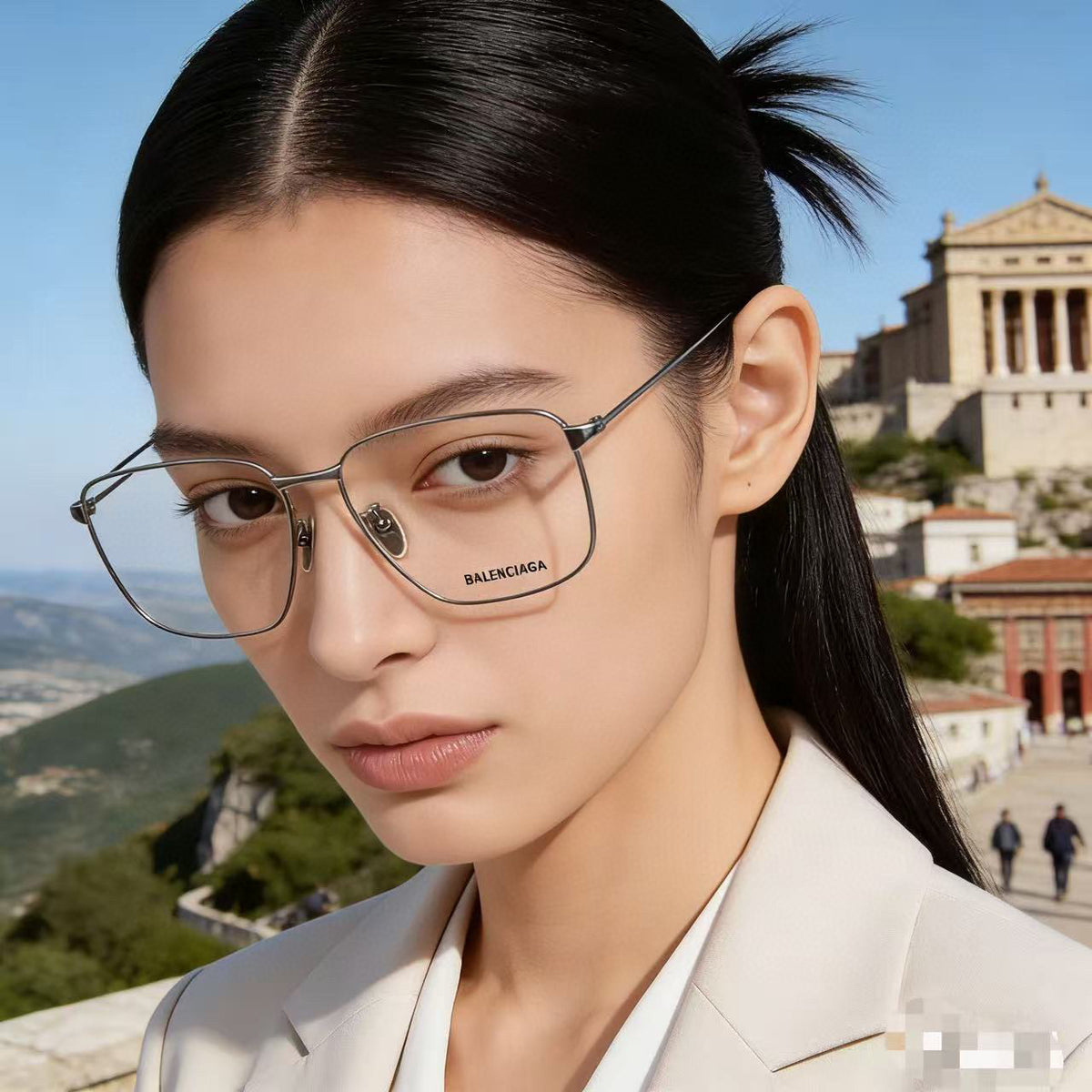 Balenciaga BB0452O Rose Gold Designer Sunglasses 59-16-145 mm - detail image 4