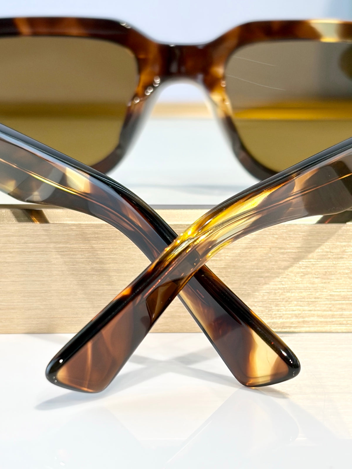 Bottega Veneta BV1442S Gold & Green Designer Sunglasses 51-20-148 mm - detail image 8