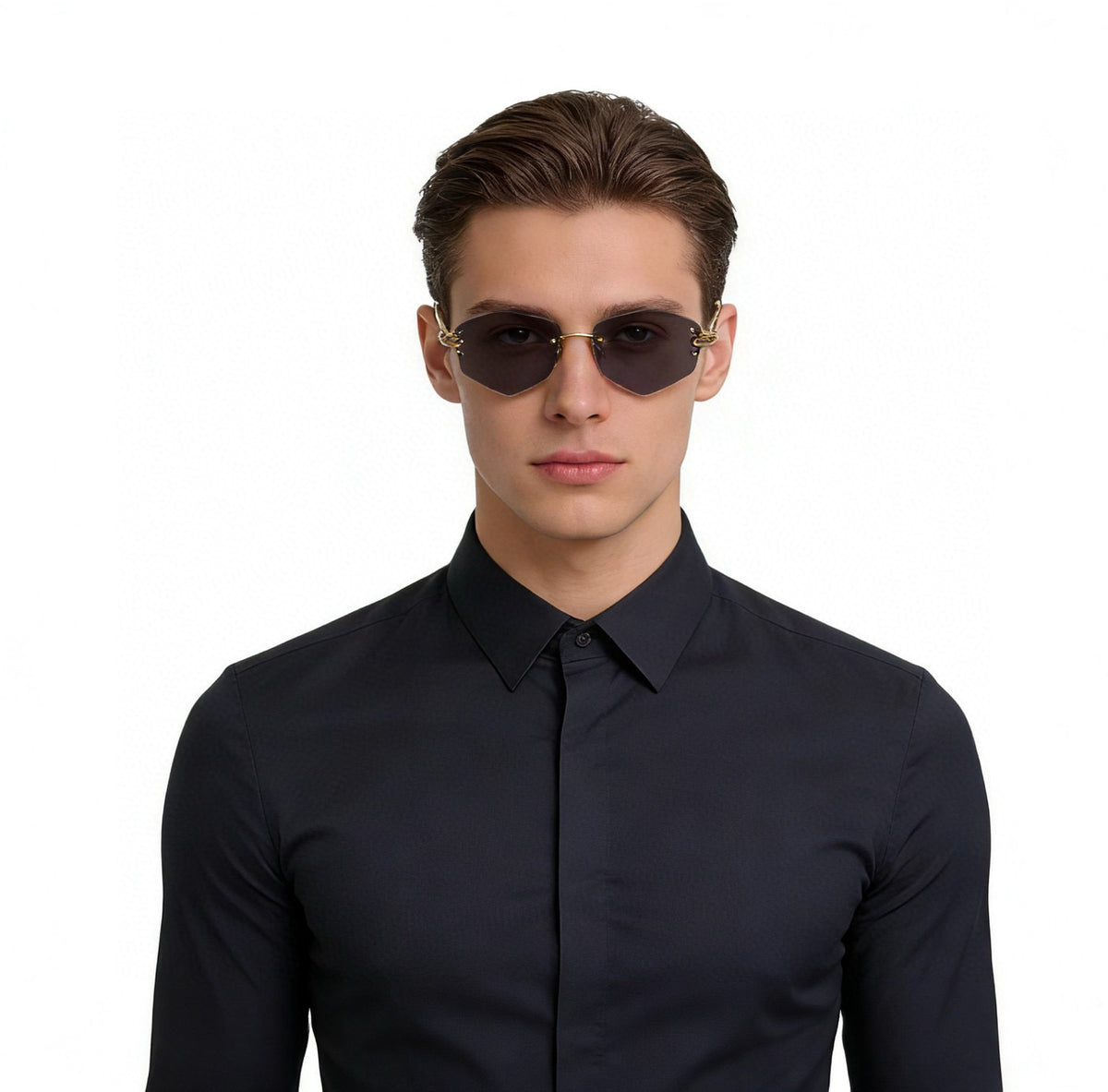 Bottega Veneta BV1435S Rose Gold Designer Sunglasses 58-12-145 mm - detail image 9