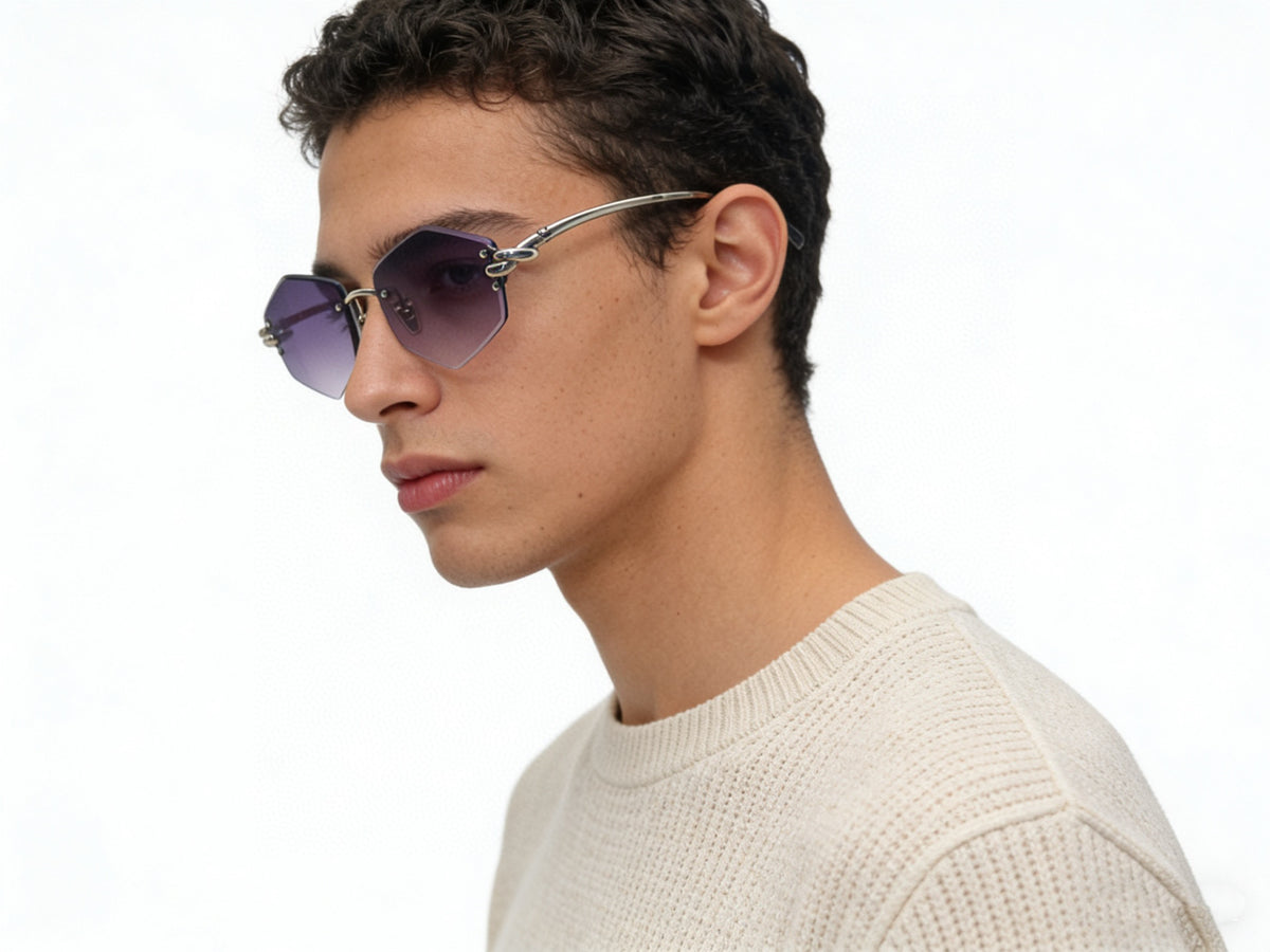 Bottega Veneta BV1435S Rose Gold Designer Sunglasses 58-12-145 mm - detail image 3
