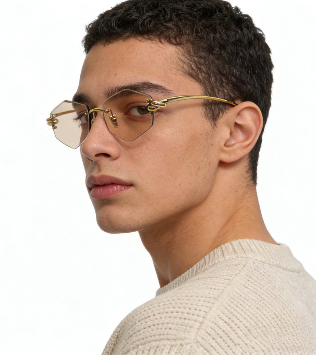 Bottega Veneta BV1435S Rose Gold Designer Sunglasses 58-12-145 mm - detail image 5