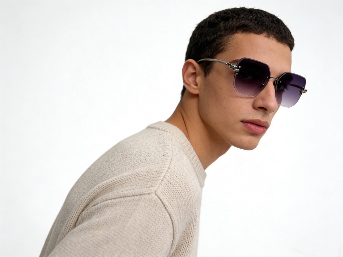 Bottega Veneta BV1438S Green Designer Sunglasses 58-12-145 mm Edition 2 - detail image 9