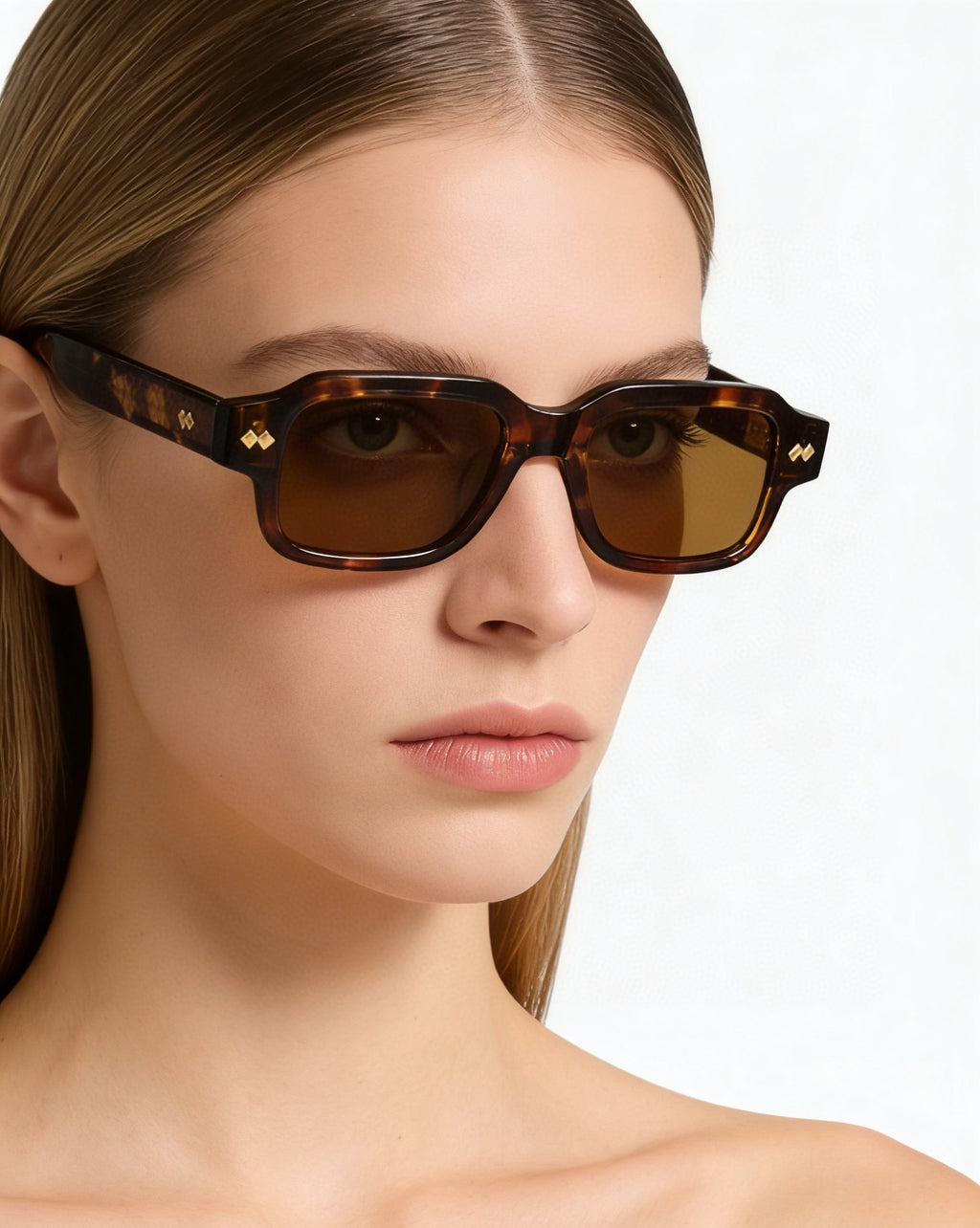 Bottega Veneta BV1442S Black & Orange Designer Sunglasses 51-20-145 mm - detail image 2
