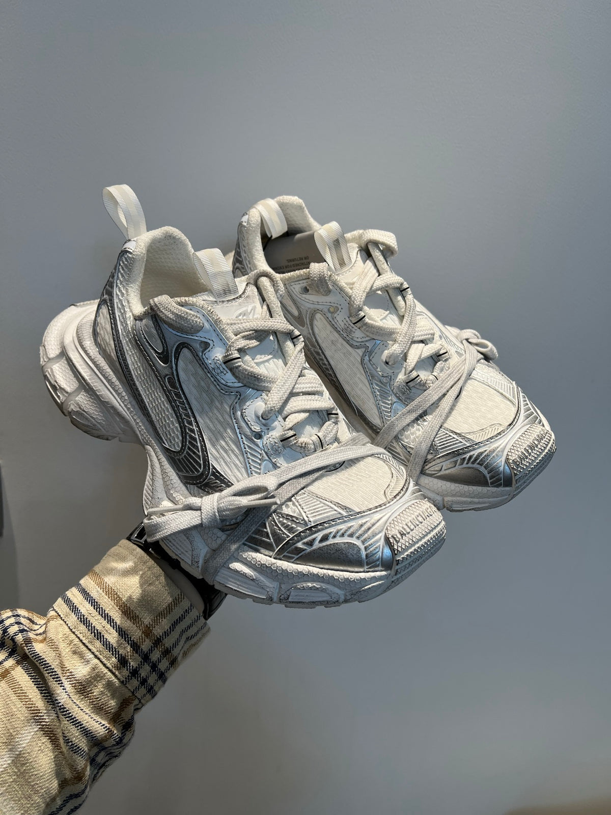 Balenciaga Silver & Brown Designer Shoes EU 35-46 Edition 2 - detail image 8