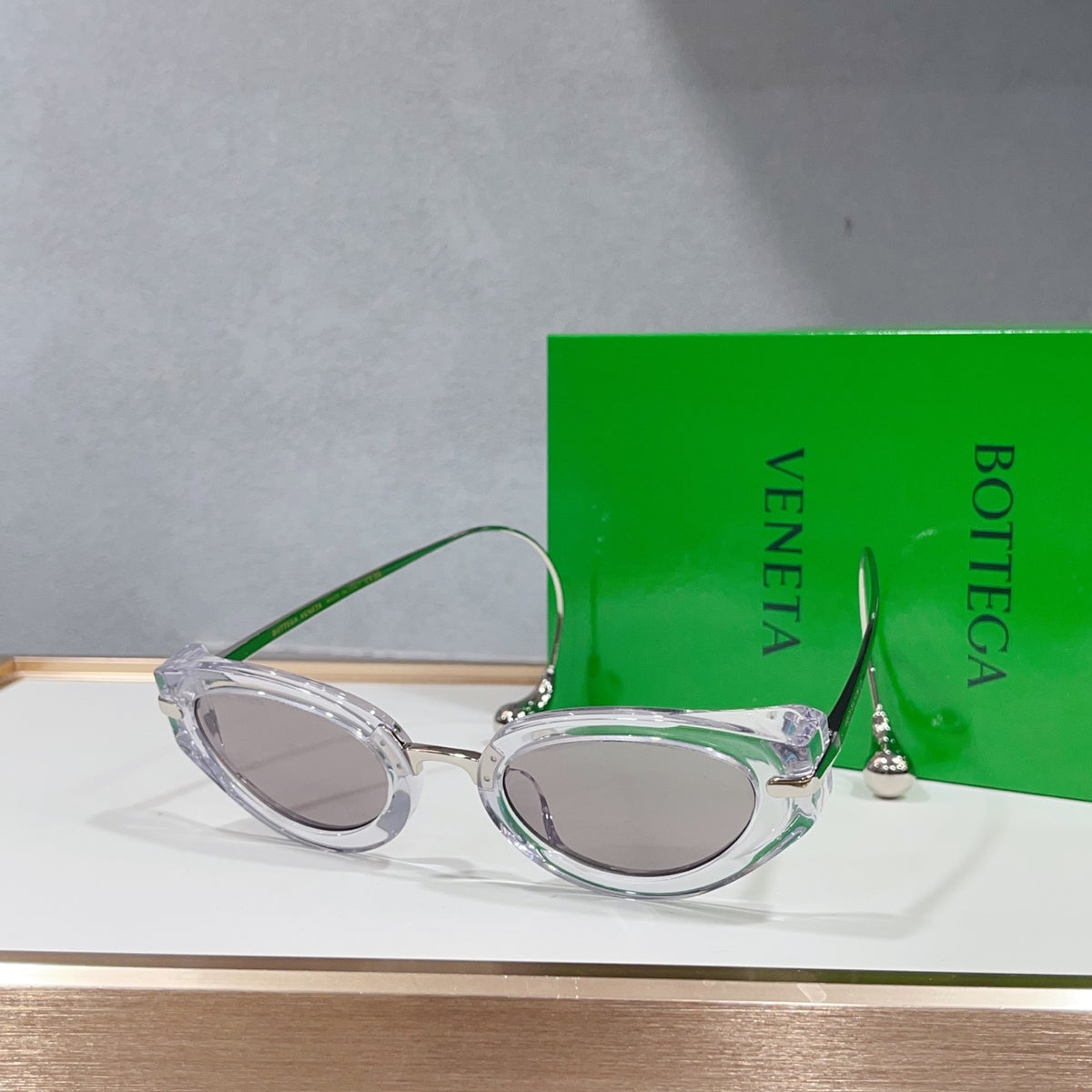 Bottega Veneta BV2038LA Green Designer Sunglasses 51-24-145 mm Edition 2 - detail image 6