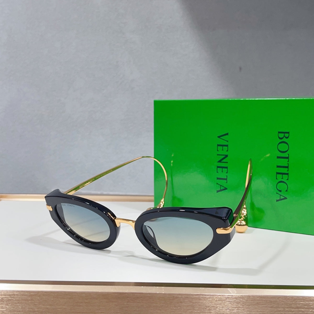 Bottega Veneta BV2038LA Green Designer Sunglasses 51-24-145 mm Edition 2 - detail image 8